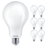 Mehrfachpackung 6x Philips Corepro LED Glühbirne E27 Birne Matt 23W 3452lm - 865 Tageslichtweiß | Ersatz für 200W