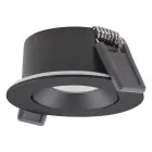 Ledvance LED-Spot Air Adjust Aluminium Schwarz 4W 320lm 36D - 930 Warmweiß | Ausschnitt 68mm - IP23 - Höchste Farbwiedergabe - Dimmbar
