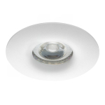 Einbau Spot Fix MR16 schwenkbar Weiß | Ausschnitt 70mm - GU10 Sockel