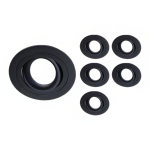 Mehrfachpackung 6x Einbau Spot Logic MR16 schwenkbar Schwarz | Ausschnitt 80mm - GU10 Sockel