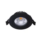 LED Schwenkbar Spot Schwarz Rund 6W 550lm 60D - 927 Extra Warmweiß | 85mm - IP54 - Dimmbar - Höchste Farbwiedergabe