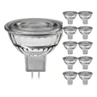 Mehrfachpackung 10x LED-Spot GU5.3 MR16 7.5W 621lm 36D - 827 | Dimmbar - Ersatz für 50W