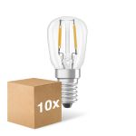 Lot 10x Ledvance Spécial LED E14 T26 Filament Claire 1.3W 110lm - 827 Blanc Très Chaud | Remplacement 12W