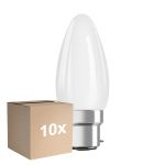 Lot 10x Ledvance Classic Performance LED Ampoule B22d Bougie Filament Dépolie 4.8W 470lm - 827 Blanc Très Chaud | Dimmable - Remplacement 40W
