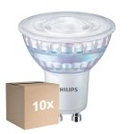 Lot 10x Philips Corepro Spot LED GU10 PAR16 6.7W 670lm 60D - 830 Blanc Chaud | Remplacement 90W